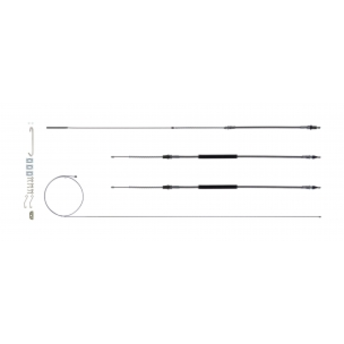 Right Stuff 1968-72 GM A-Body W/THM400, OE Steel Emergency Brake Cable Kit RSBCA04