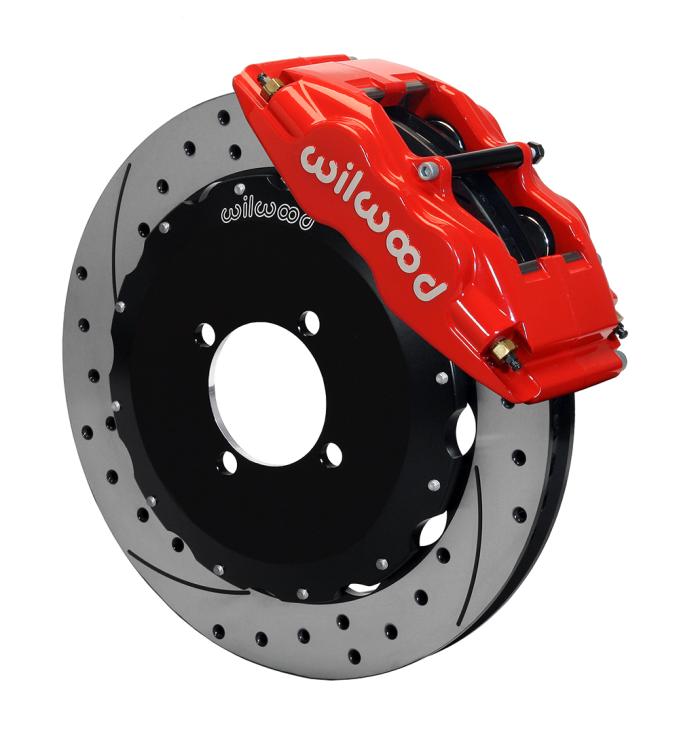 Wilwood Brakes Forged Superlite 4 Big Brake Front Brake Kit (Hat) 140-8335-DR
