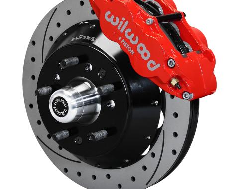 Wilwood Brakes Forged Narrow Superlite 6R Big Brake Front Brake Kit (5 x 5 Hub) 140-15155-DR