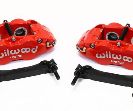 Wilwood Brakes Forged Narrow Superlite 4R Caliper and Bracket Upgrade Kit for Corvette C5-C6 140-14026-R
