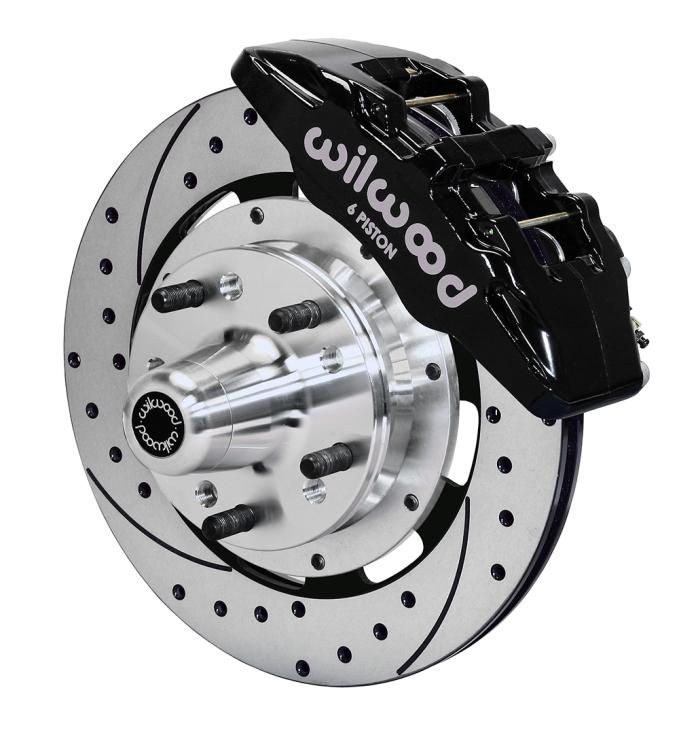 Wilwood Brakes Forged Dynapro 6 Big Brake Front Brake Kit (Hub) 140-12837-D