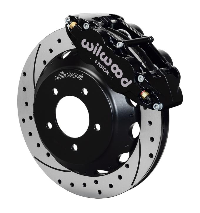 Wilwood Brakes 1993-1995 Mazda RX-7 Forged Narrow Superlite 6R Big Brake Front Brake Kit (Hat) 140-11963-D