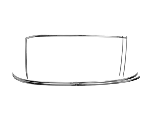 1967-1969 Camaro / Firebird Coupe 5 Piece Windshield Moulding Set