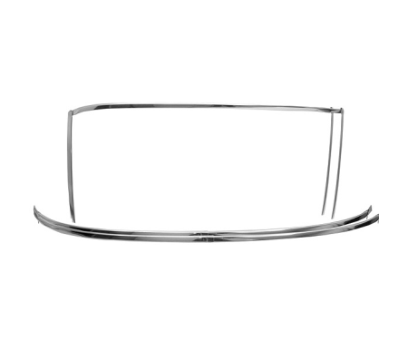 Redline Restomotive® 1967-1969 Camaro / Firebird Coupe 5 Piece Windshield Moulding Set