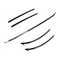 Redline Restomotive® 1967-1969 Camaro / Firebird Coupe 5 Piece Windshield Moulding Set