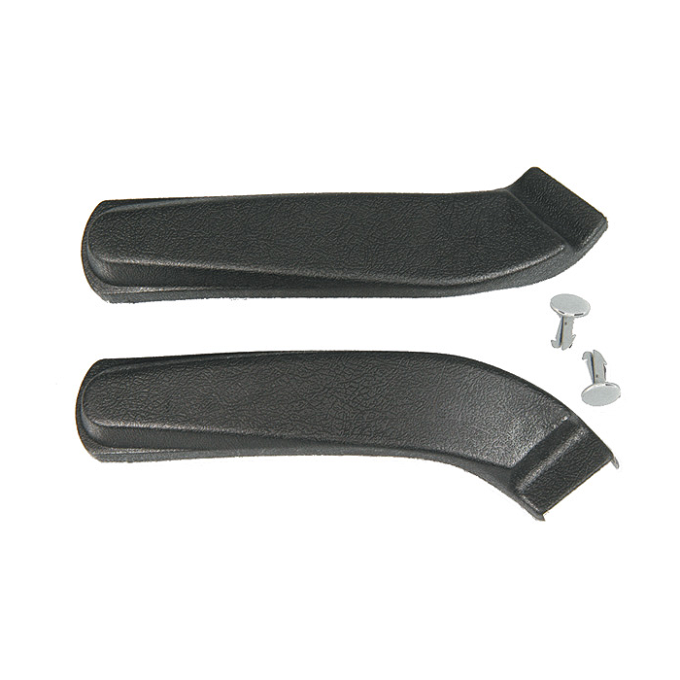 Camaro Bucket & Bench Seat Hinge Arm Covers, With Fasteners, 1967-1970