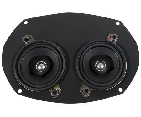 Corvette Speaker, 60 Watt Kenwood Dual with Air Conditioning, 1963-1967