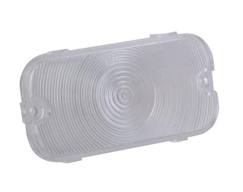 Dennis Carpenter Parklight Lens - Clear - Ford Script - 1966-68 Ford Bronco, 1961-65 Ford Car C3AZ-13208-B