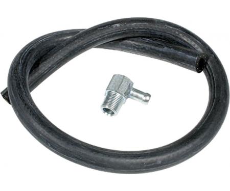 Full Size Chevy Vacuum Hose Kit, Brake Booster, With 90? Fitting, 1958-1972