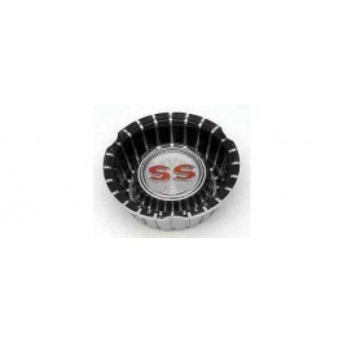 Nova Wheel Cover Emblem Insert, Super Sport, 1963-1964