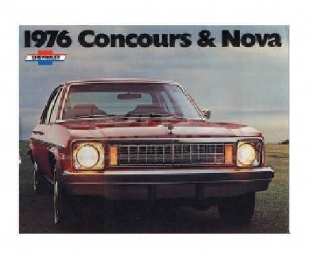 Nova And Concours Sales Brochure, 1976