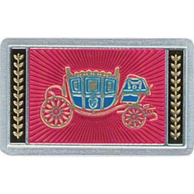 Nova Emblem, Seat Belt Buckle, Deluxe, 1965-1966