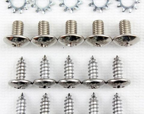 Chevy Glove Box Screw Set, 1955-1957