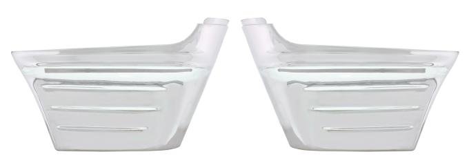 United Pacific Wrap-A-Round Chrome Front Fender For 1956 Chevy Passenger Car (Pair) C5612