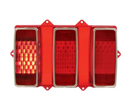 United Pacific 108 LED Sequential Tail Light Lens For 1969 Ford Mustang 110107