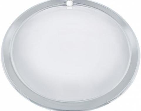 United Pacific 15" Chrome Baby Moon Hub Cap (4/Set) BHC01-15