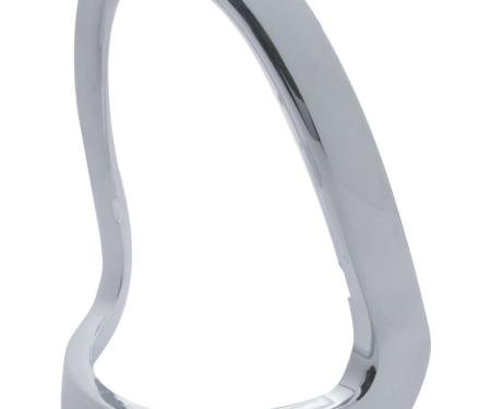 United Pacific Chrome Die-Cast Tail Light Bezel For 1955 Chevy Passenger Car C5504