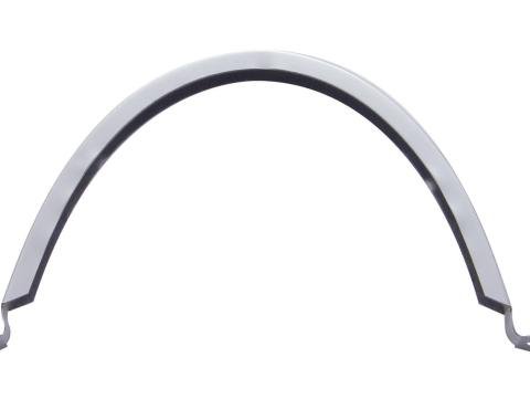United Pacific Polished Stainless Steel Tail Light Divider Strap For 1955 Chevy Passenger Car C5509