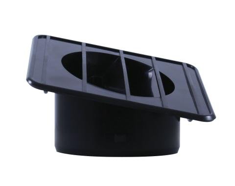 United Pacific Black Defrost Duct For 1967-72 Chevy & GMC Truck - L/H C677215