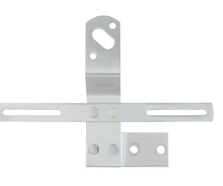 United Pacific Chrome Plated Tail Light Bracket For 1947-53 Chevy Truck - L/H C7004L