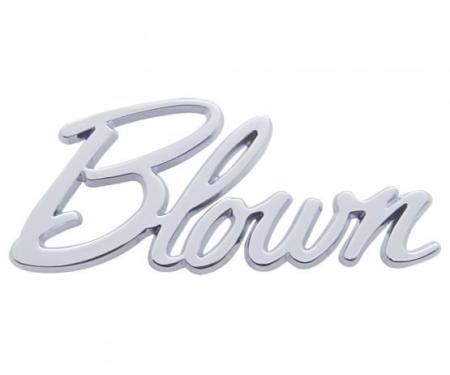 United Pacific Chrome Die-Cast "Blown" Emblem S1010