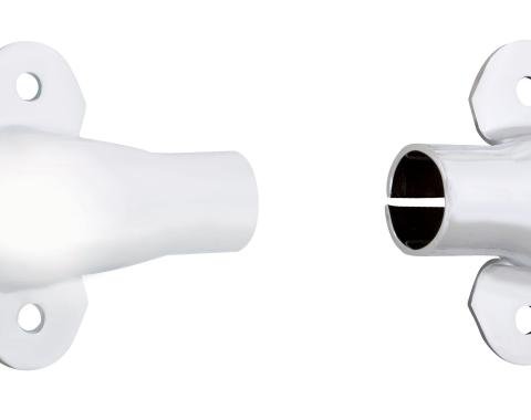 United Pacific Chrome Tailgate Hinges For 1941-53 Chevy & GMC Truck Stepside (Pair) C415301C