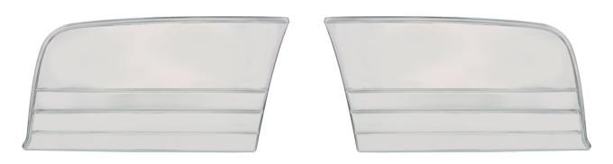 United Pacific Front Fender Gravel Shields For 1949 Chevy Passenger Car (Pair) C4019