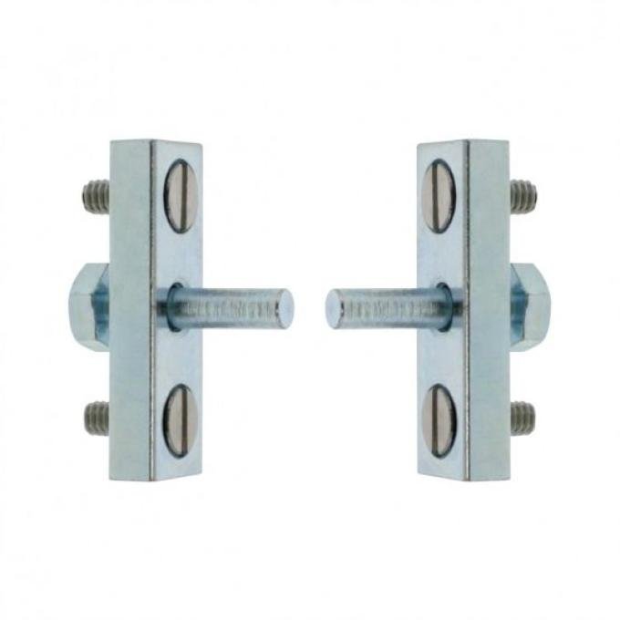 United Pacific Trunk Lid Hinge Set w/Hardware For 1928-32 Ford Coupe & Roadster (Pair) B20039