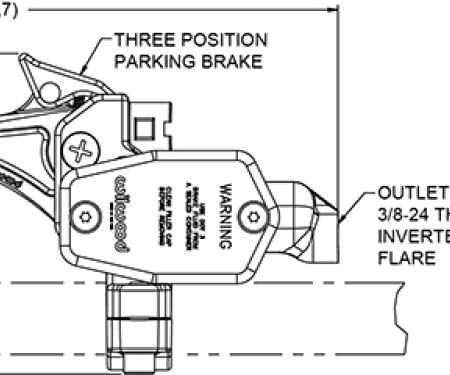 Wilwood Brakes Handlebar Master Cylinder w/Removable Clamp 260-14347