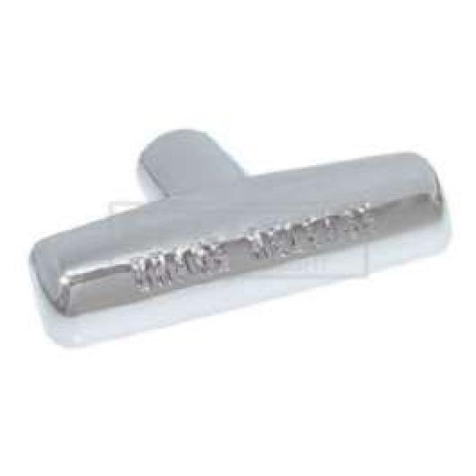 Full Size Chevy Parking & Emergency Brake Release Handle, Chrome, 1967-1976