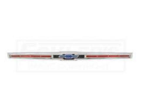 Full Size Chevy Trunk Emblem Assembly, Impala, 1965