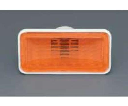 Full Size Chevy Side Marker Light Lens, Front, Amber, 1969