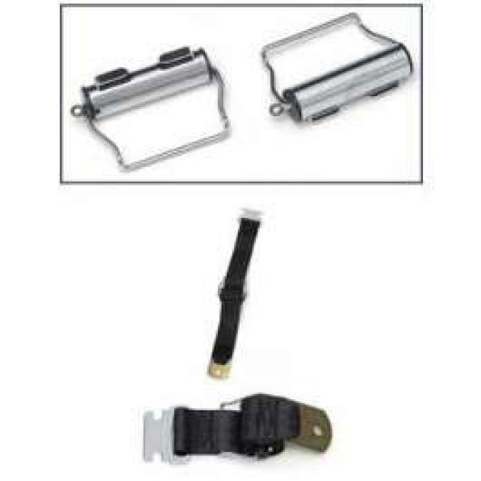 Seatbelt Solutions 1958-1972 Full Size Chevy Seatbelt Retractors 6466WINDERS | Chrome