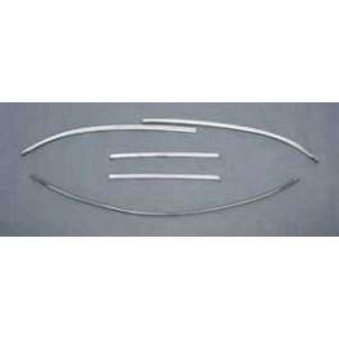 Full Size Chevy Windshield Molding Set, 2 & 4-Door Hardtop, 1965-1967