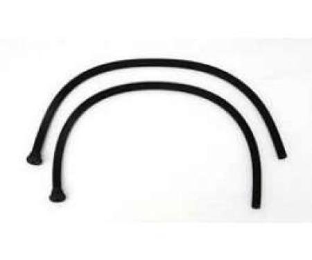 Full Size Chevy Windshield To Inner Cowl Drain Tubes & Seals, 1958-1960