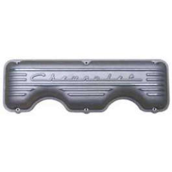 Full Size Chevy Valve Covers, 348ci & 409ci, With Cast Finish, 1958-1965