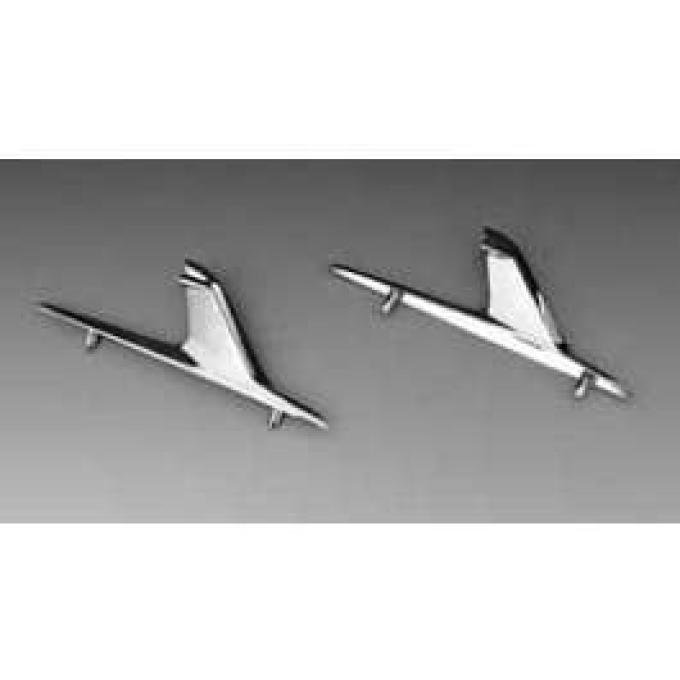 Full Size Chevy Ornaments, Fender, Front, 1961