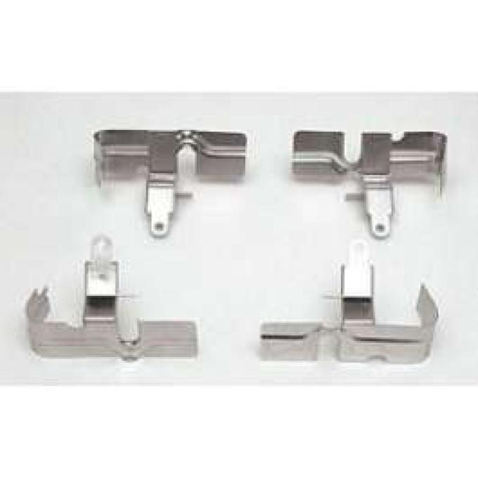 Full Size Chevy Spark Plug Wire Heat Shield Set, Small Block, 1958-1967