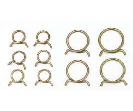Full Size Chevy Radiator & Heater Hose Clamp Set, 1958