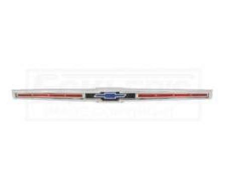 Full Size Chevy Trunk Emblem Assembly, Impala, 1965