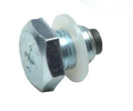 Full Size Chevy Oil Pan Drain Plug, Magnetic, With Gasket, 1958-1972