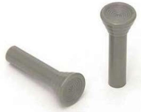 Full Size Chevy Interior Door Lock Knobs, Fawn Metallic, 1961-1963