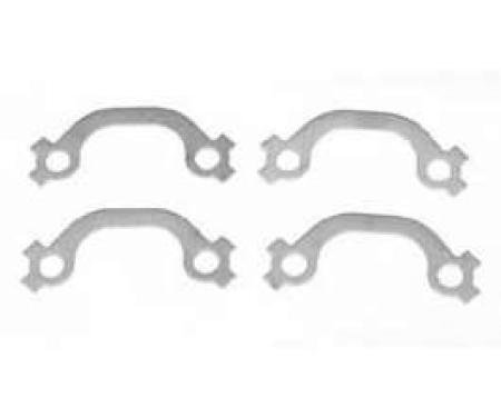 Full Size Chevy Exhaust Manifold Bolt Locks, 348ci & 409ci, Stainless Steel, 1958-1965