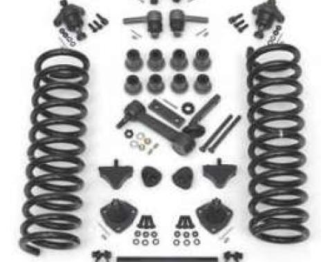 Full Size Chevy Front End Suspension Rebuild Kit, With Heavy-Duty Coil Springs, 1961-1964