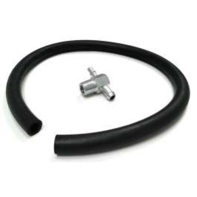 Full Size Chevy Vacuum Hose Kit, Brake Booster, With T Fitting, 1958-1972