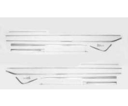 Full Size Chevy Side Molding Kit, Complete, 2-Door Hardtop & Convertible, Impala, 1961