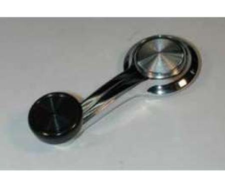 Dynacorn Full Size Chevy Door Window Handle With Black Knob, 1967 M1382A