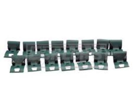 Full Size Chevy Window Reveal Molding Clip Set, Rear, 1958-1964
