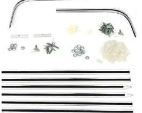 Full Size Chevy Side Molding Set, 2-Door Impala, 1966