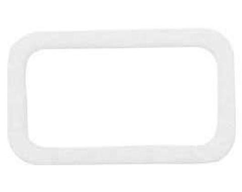 Full Size Chevy Gasket, License Lamp Lens, 1961-1964